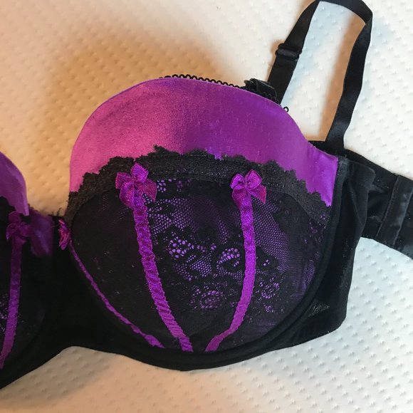 Smart n Sexy 40DD Purple Lace Bra - Picture 2 of 7
